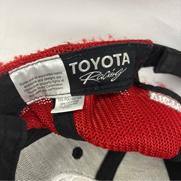 Toyota Racing TRD 2019 Victory Lane NASCAR Embroidered Red/Black/Grey/White Hat - Picture 9 of 9